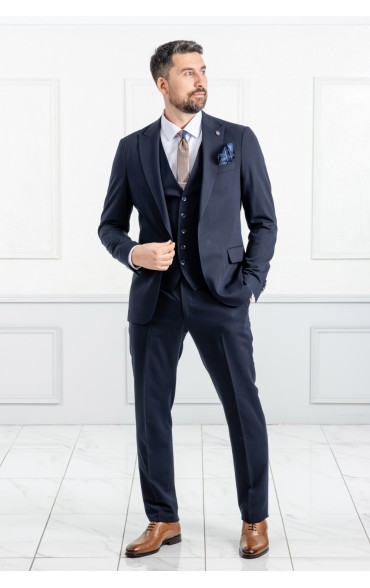 Ανδρικό Κοστούμι Blue Black 3340
