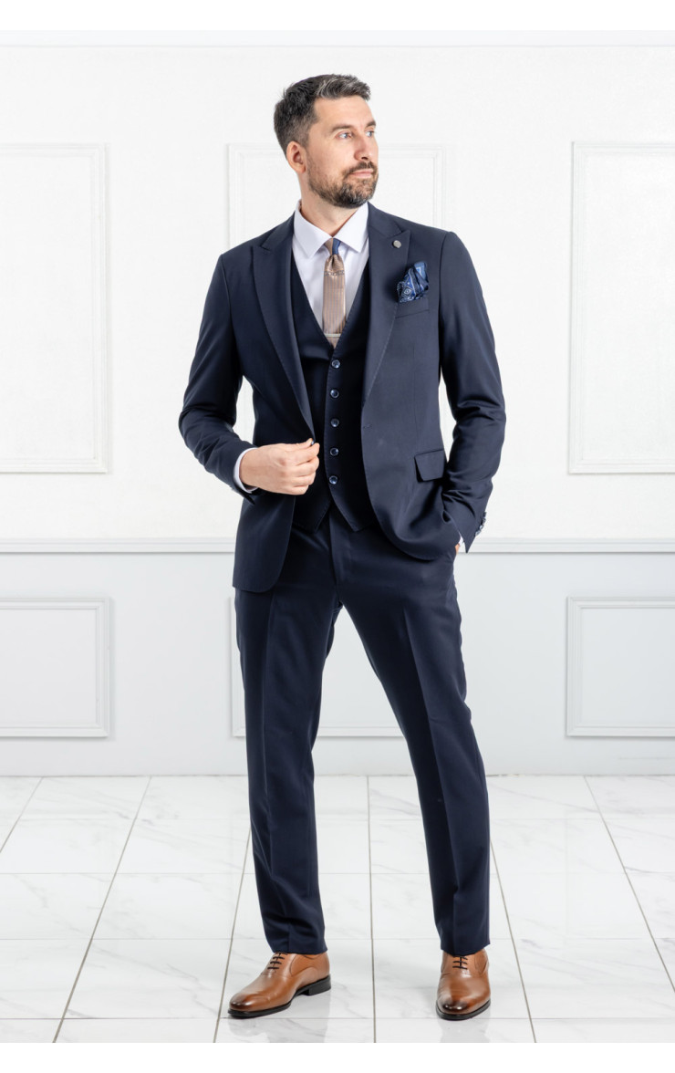 Ανδρικό Κοστούμι Blue Black 3340