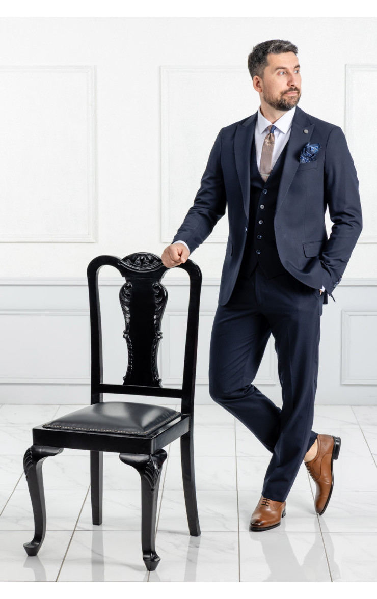 Ανδρικό Κοστούμι Blue Black 3340