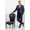 Γαμπριάτικο Σετ Ανδρικό Κοστούμι Blue Black 1640
