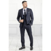 Γαμπριάτικο Σετ Ανδρικό Κοστούμι Blue Black 1710