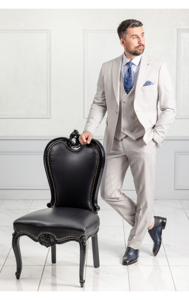 Ανδρικό Κοστούμι Γκρι Πάγου 3070