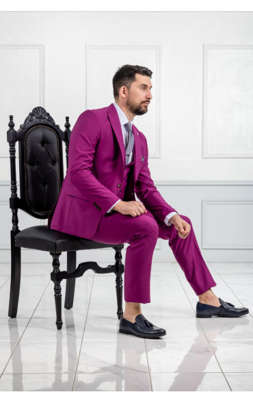 Ανδρικό Κοστούμι Ματζέντα Μωβ 9370