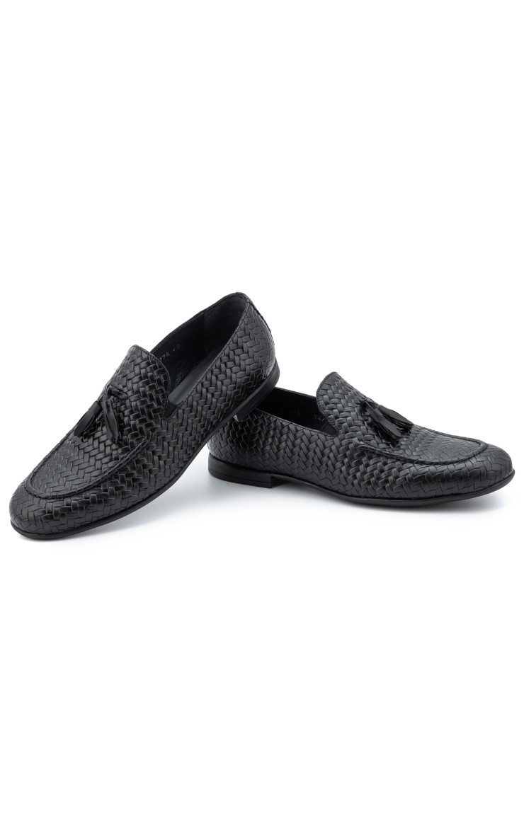 Ανδρικά Loafer Παπούτσια Μαύρα 1100