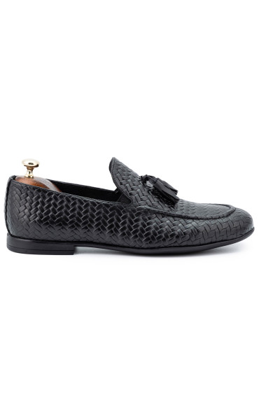 Ανδρικά Loafer Παπούτσια Μαύρα 1100
