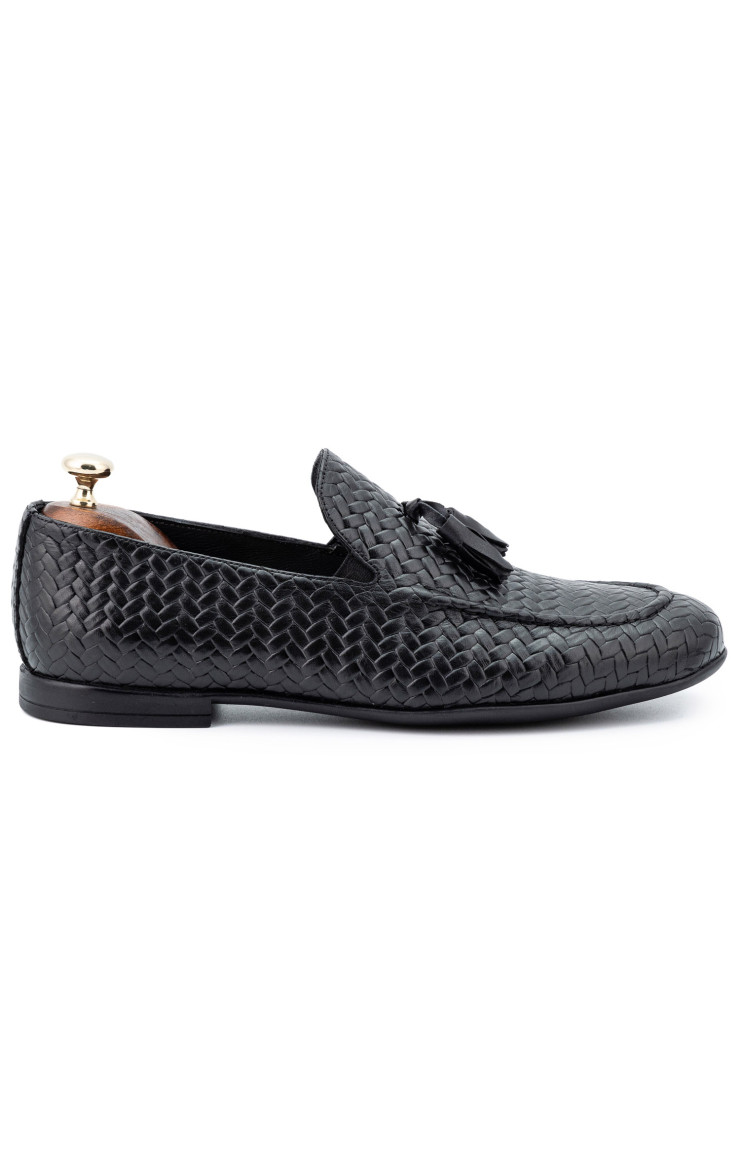 Ανδρικά Loafer Παπούτσια Μαύρα 1100