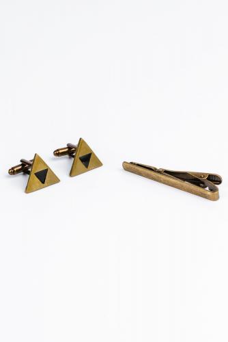 Set of Cufflinks and Tie Clip A19Z103 