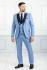 Γαμπριάτικο Σετ Ανδρικό Κοστούμι Μπλέ Γαλάζιο 900